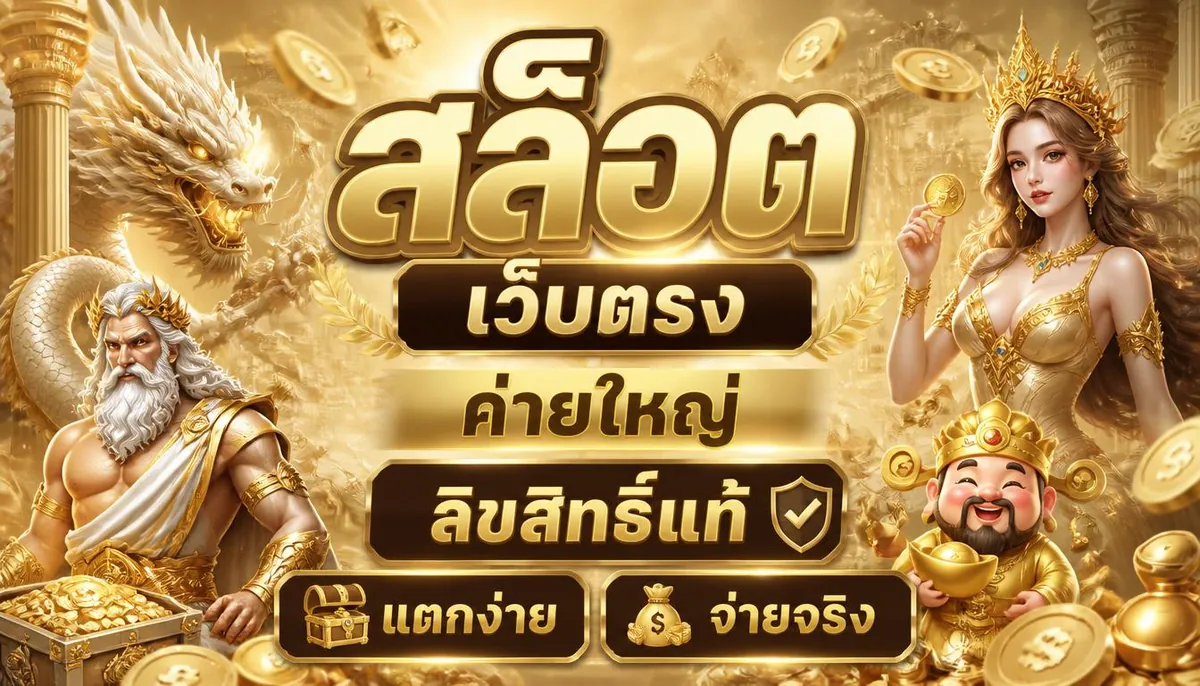 สล็อตเว็บตรง ค่ายใหญ่ ลิขสิทธิ์แท้ แตกง่าย จ่ายจริง